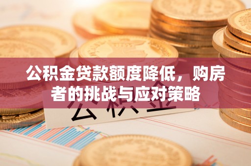 和政公积金贷款额度降低，购房者的挑战与应对策略