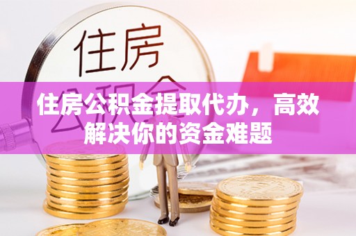 和政住房公积金提取代办，高效解决你的资金难题
